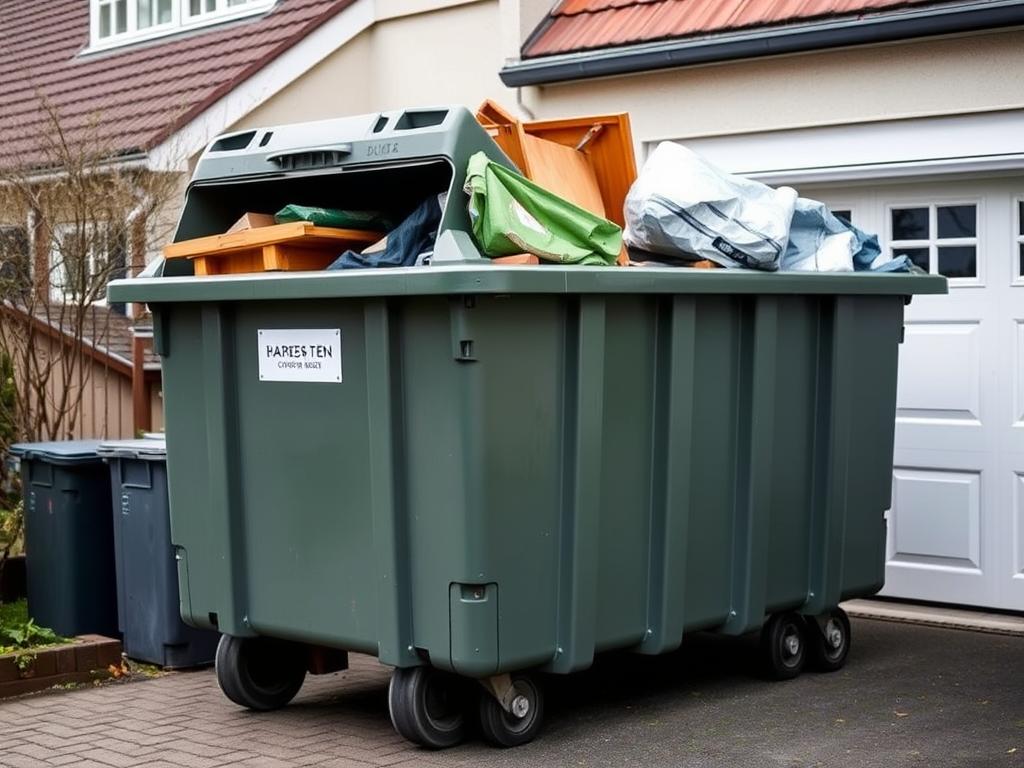 Container för avfall vid dödsbo tömning i Göteborg Container för avfall vid dödsbo tömning i Göteborg