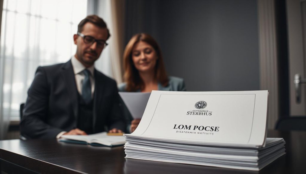 processen för dödsbohantering processen för dödsbohantering