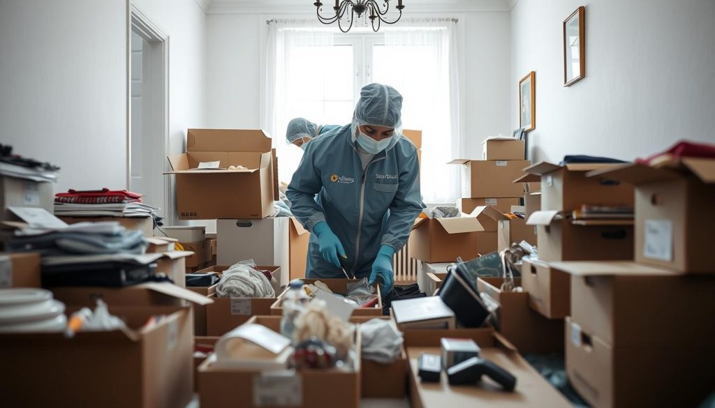 städning och tömning process städning och tömning process