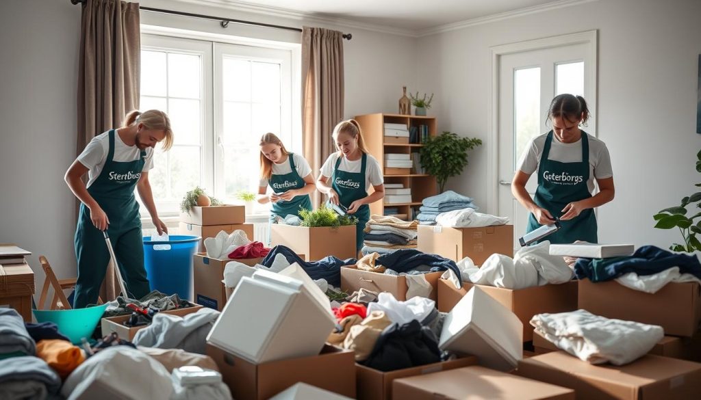 tömning städning föremål tömning städning föremål