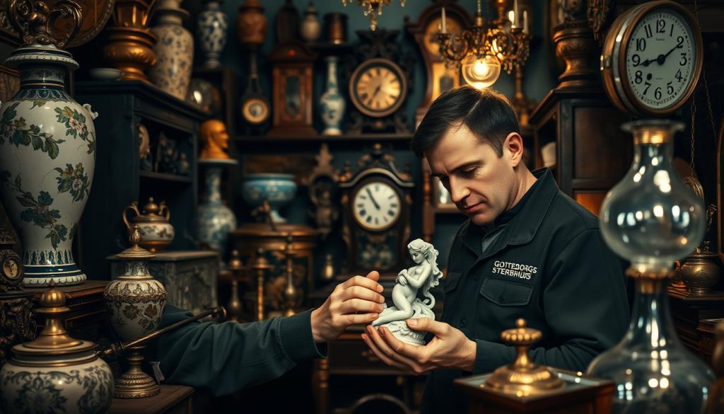 värdera antikviteter